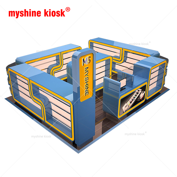 Myshine Customized Cell Phone Display Phone Accessories Retail Kiosk Mobile Phone Store Furniture