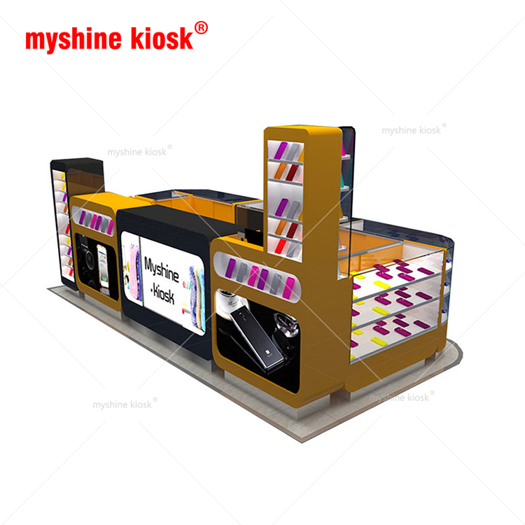 Retail customized mobile phone kiosk for sale mobile phone kiosk