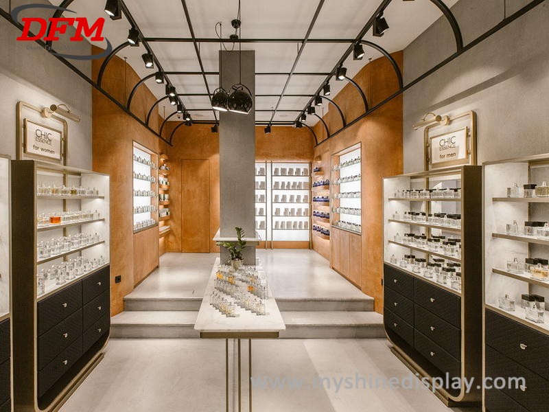 Shop Interior Design Perfume Display Cabinet DFM-PEDD0014