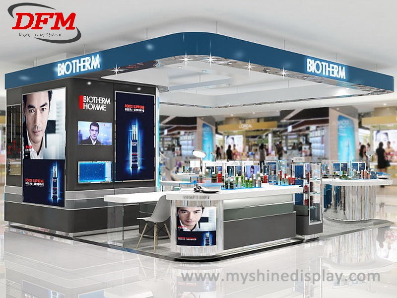 Shop Design Display Cosmetic Kiosk DFM-BSD012