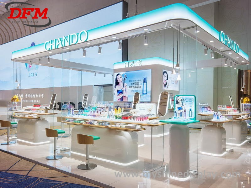 Cosmetic Beauty Shop Kiosk Display Stand DFM-BSD015