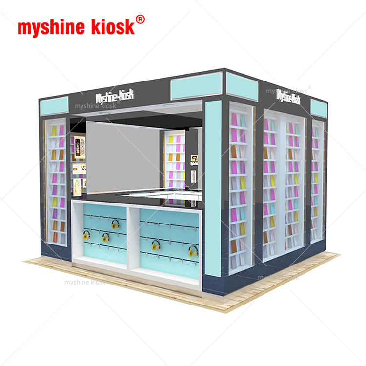 High End Mobile Phone Store Display Cabinet Cellphone Accessories Kiosk For Shop Decoration