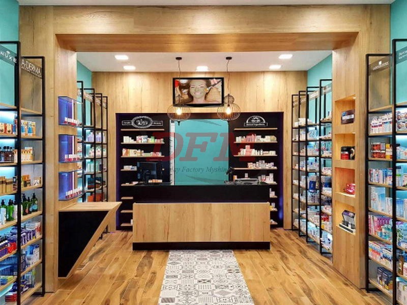 Retail Pharmacy Shop Interior Design DFM-PHD0010